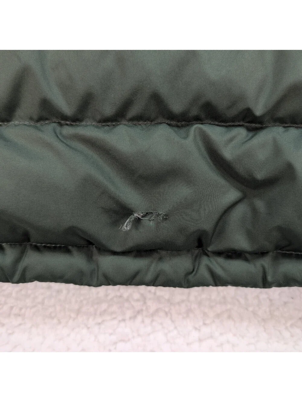 The North Face Aconcagua XL Hooded Down Puffer Jacket Green 75/25 Insulated Coat